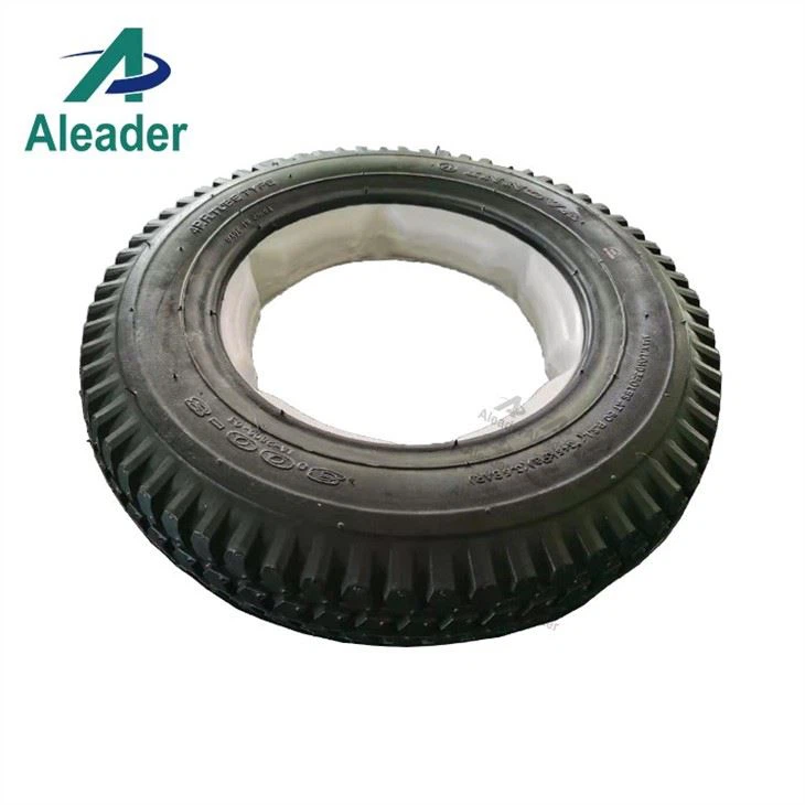 3.00-8 (14 X 3 Inch) Foam Filled Tire With Star Keyway Knobby Wheelchair Tyres